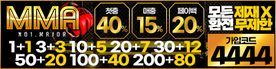 토토사이트 mma 19가이드