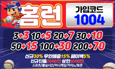 토토사이트 홈런 19가이드